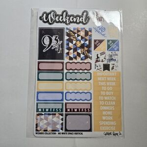 New Cricket Paper Co Wizards Collection No White Space Vertical Sticker Kit